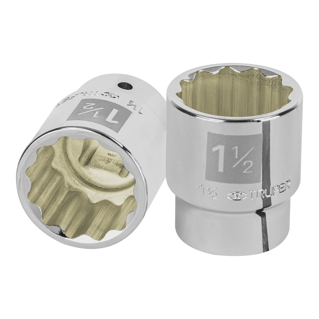 D-3448 Dado de 1-1/2", 12 puntas, cuadro 3/4", Truper