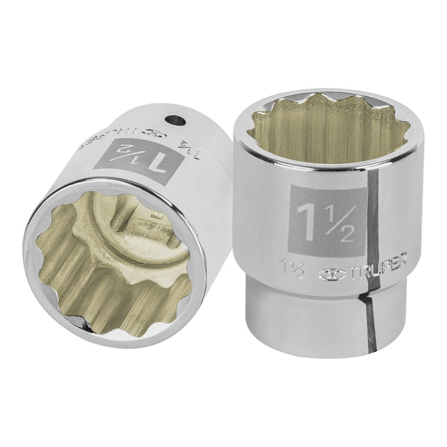 D-3448 Dado de 1-1/2", 12 puntas, cuadro 3/4", Truper
