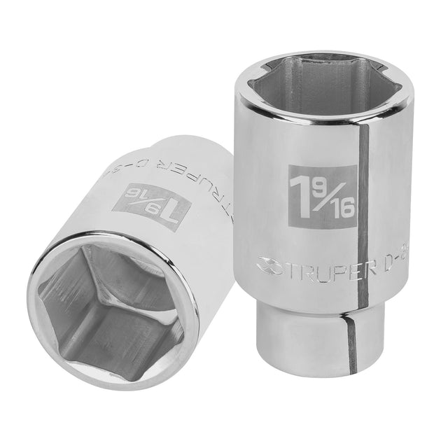 D-3450-HL Dado largo de 1-9/16", 6 puntas, cuadro 3/4", Truper
