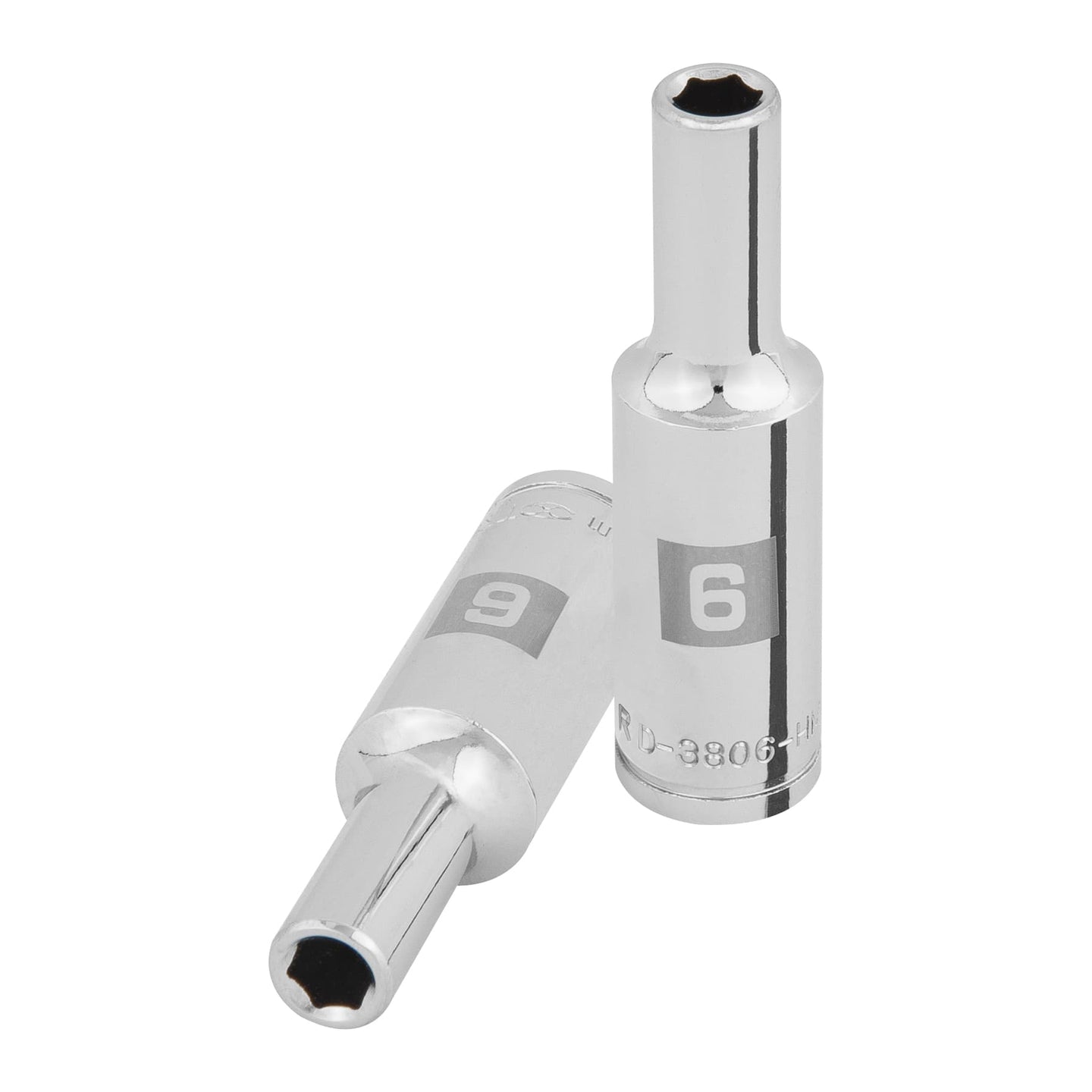 D-3806-HM-L Dado largo de 6 mm, 6 puntas, cuadro 3/8", Truper