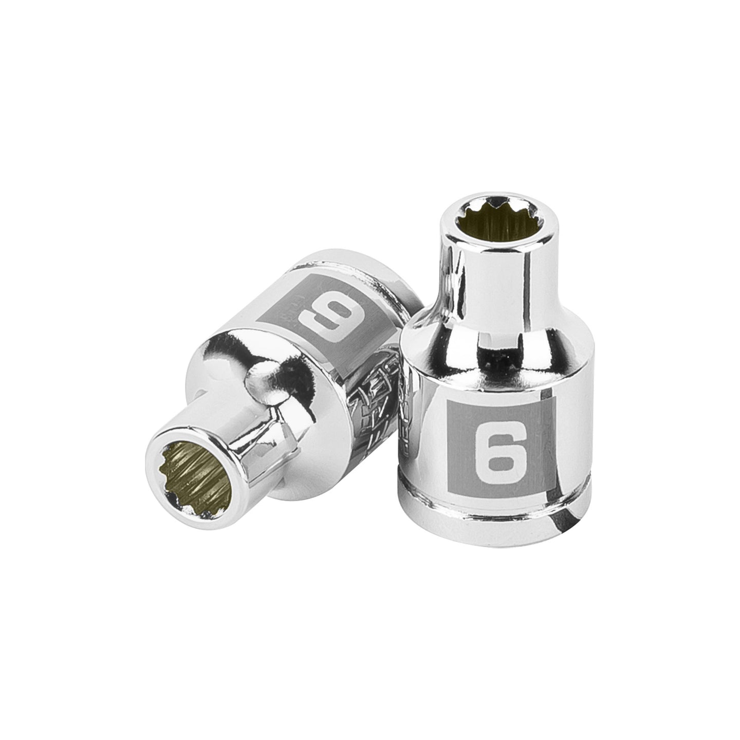 D-3806-M Dado de 6 mm, 12 puntas, cuadro 3/8", Truper