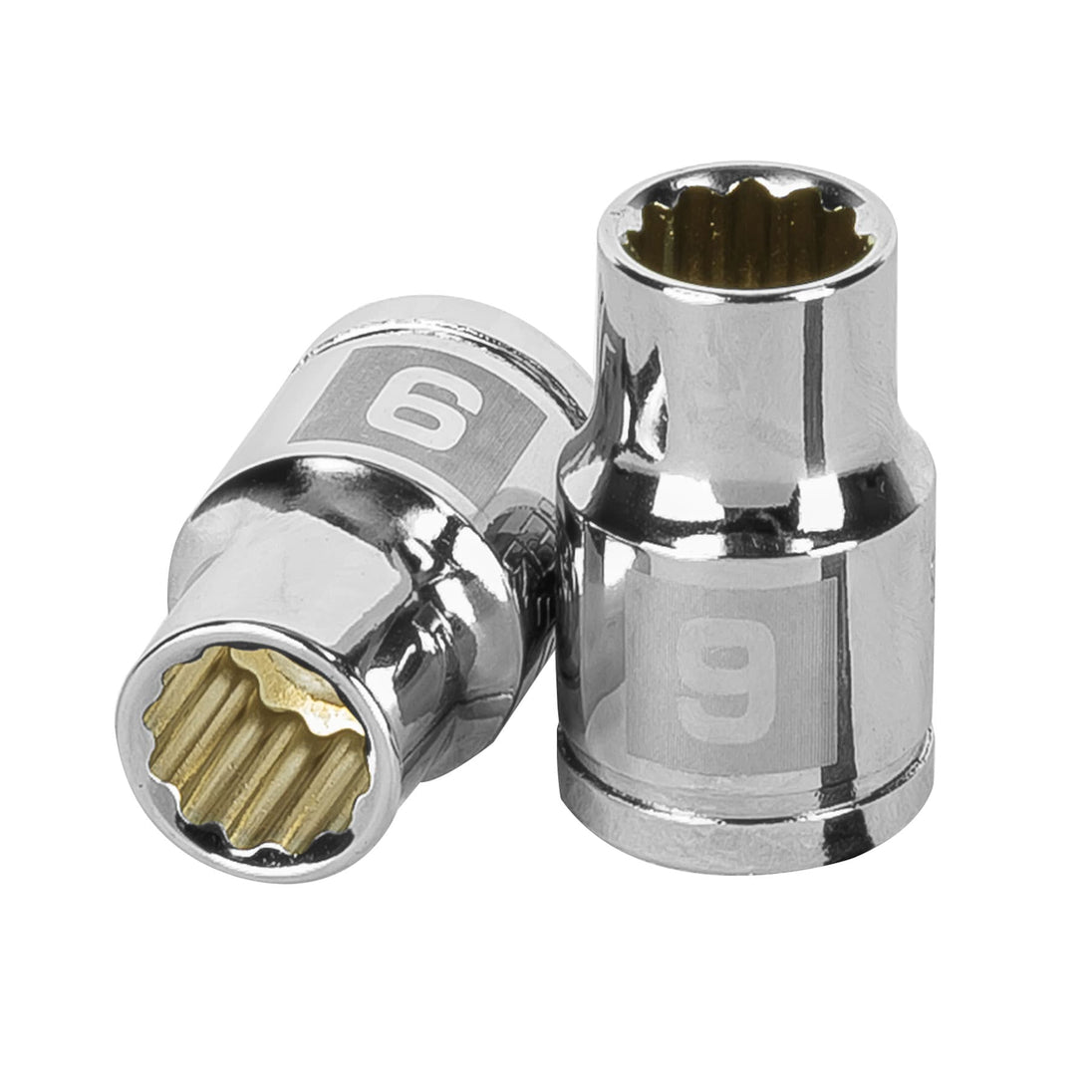 D-3809-M Dado de 9 mm, 12 puntas, cuadro 3/8", Truper