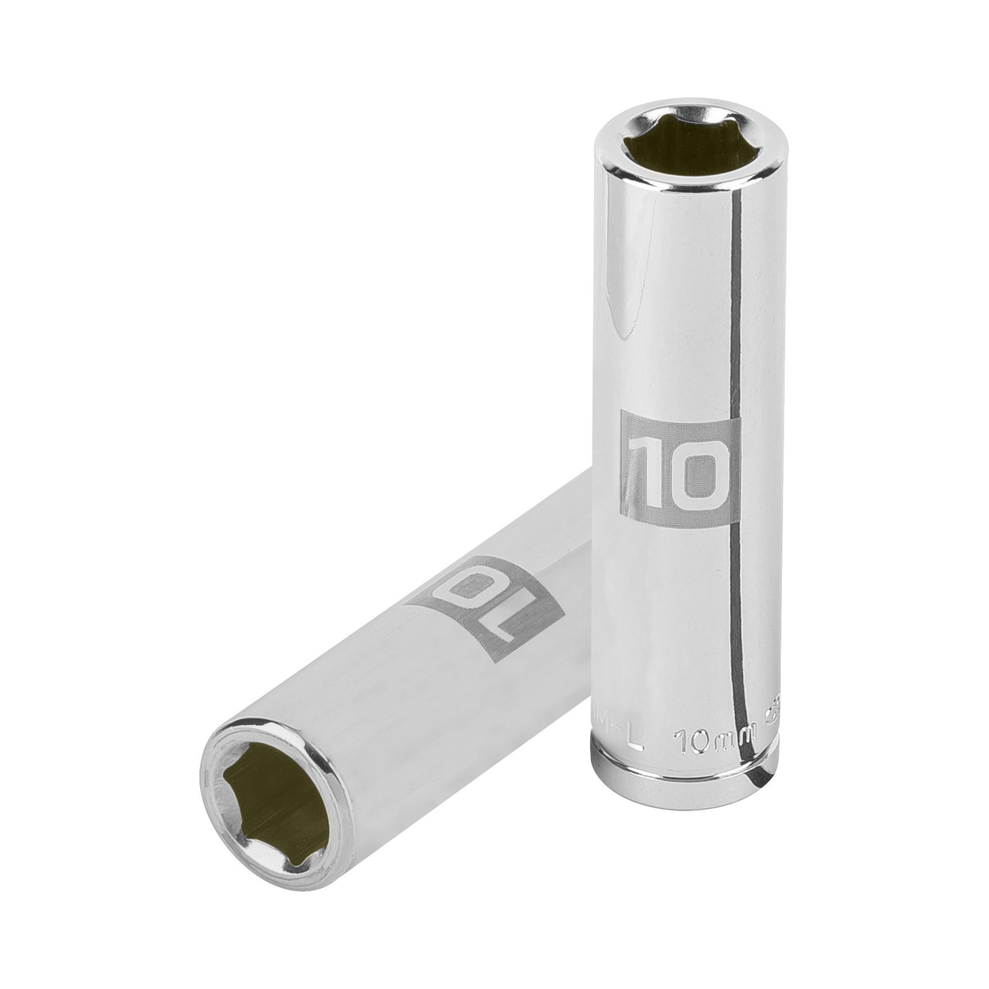 D-3810-HM-L Dado largo de 10 mm, 6 puntas, cuadro 3/8", Truper