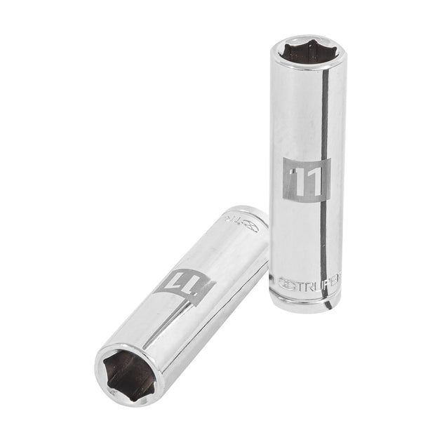 D-3811-HM-L Dado largo de 11 mm, 6 puntas, cuadro 3/8", Truper