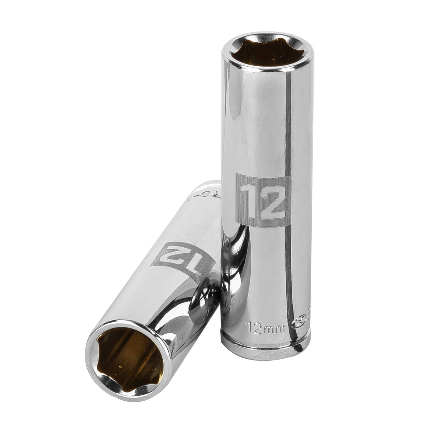 D-3812-HM-L Dado largo de 12 mm, 6 puntas, cuadro 3/8", Truper