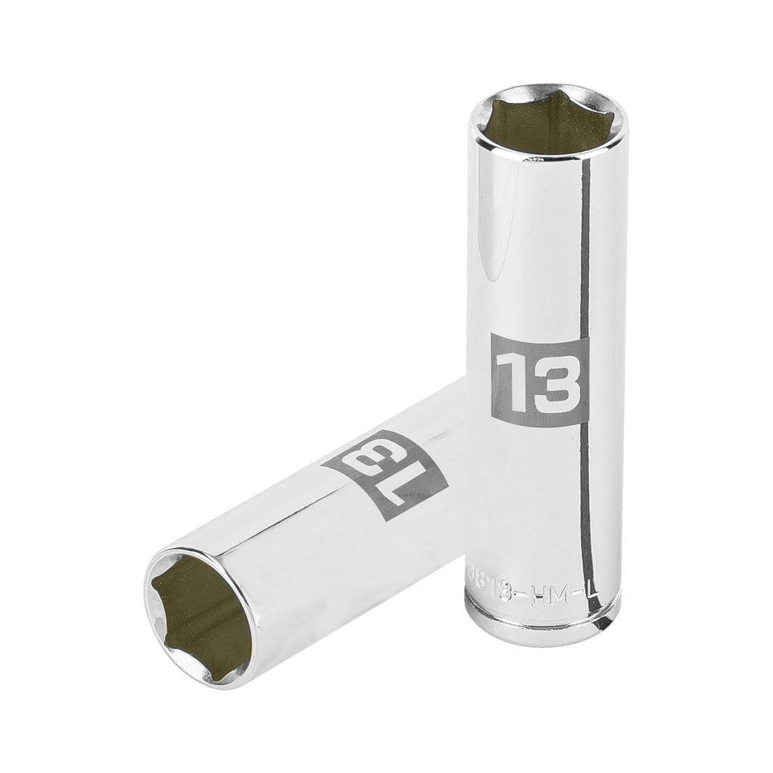 D-3813-HM-L Dado largo de 13 mm, 6 puntas, cuadro 3/8", Truper