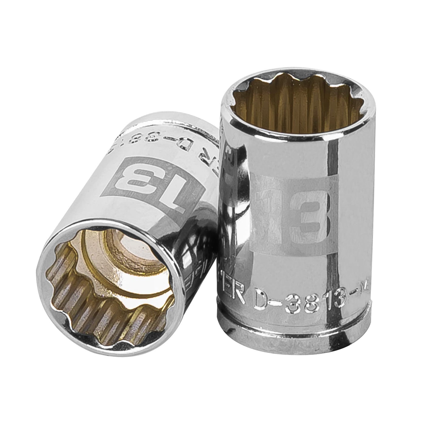 D-3813-M Dado de 13 mm, 12 puntas, cuadro 3/8", Truper