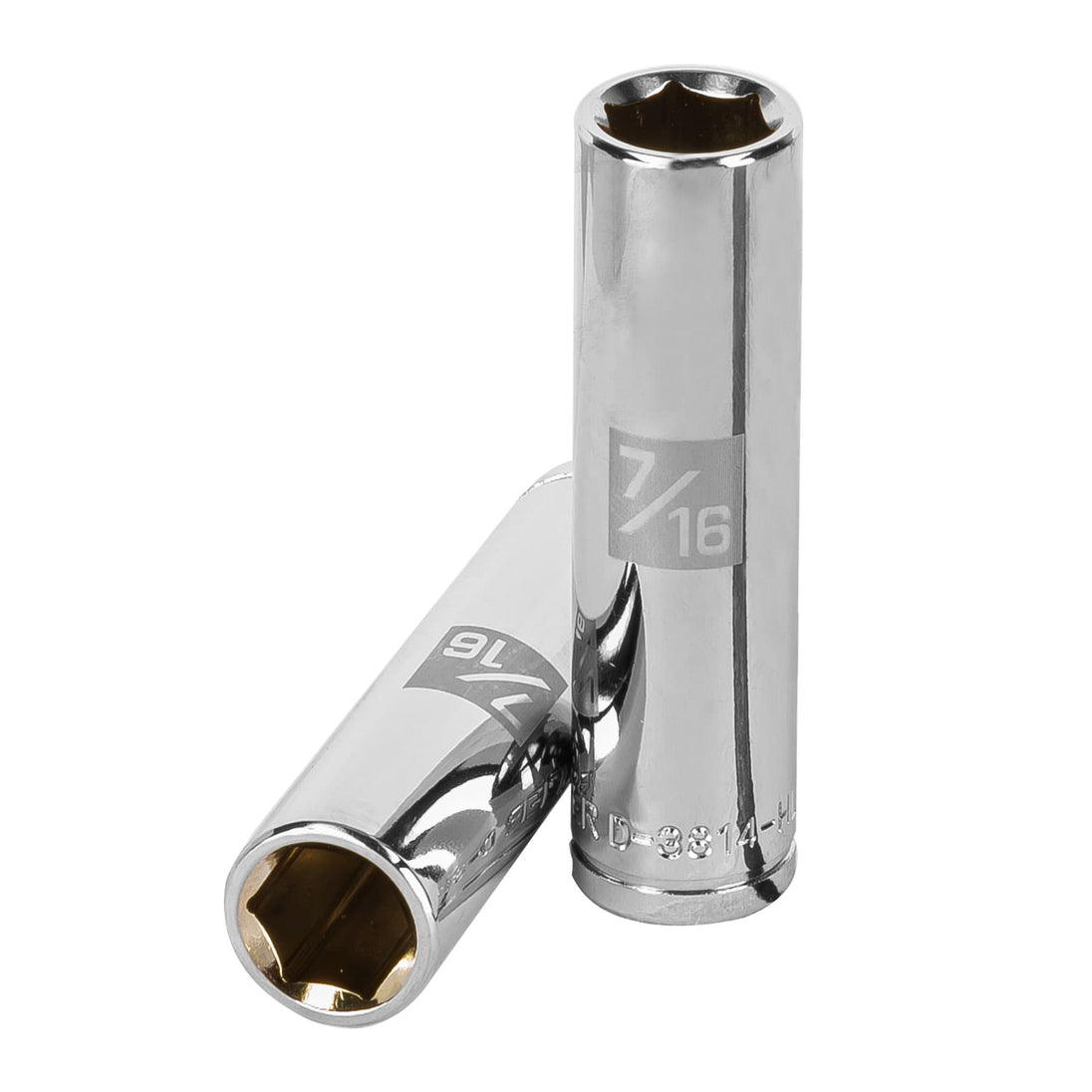 D-3814-HL Dado largo de 7/16", 6 puntas, cuadro 3/8", Truper