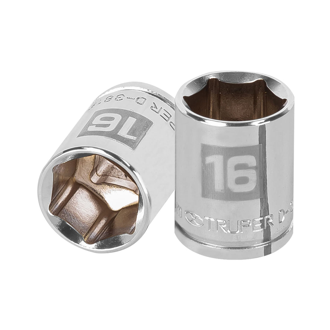 D-3816-HM Dado de 16 mm, 6 puntas, cuadro 3/8", Truper
