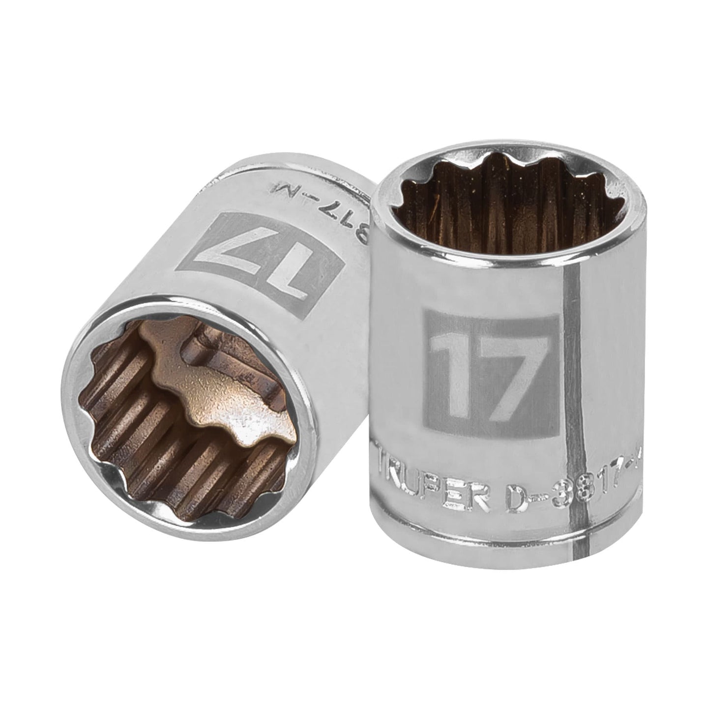 D-3817-M Dado de 17 mm, 12 puntas, cuadro 3/8", Truper