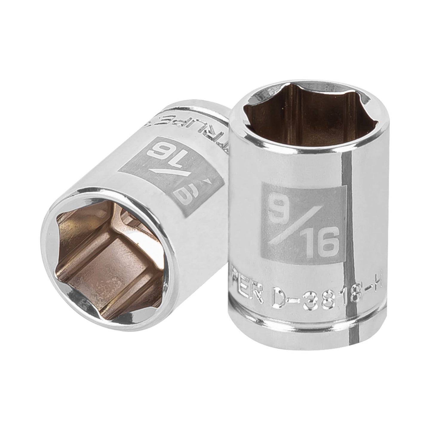 D-3818-H Dado de 9/16", 6 puntas, cuadro 3/8", Truper