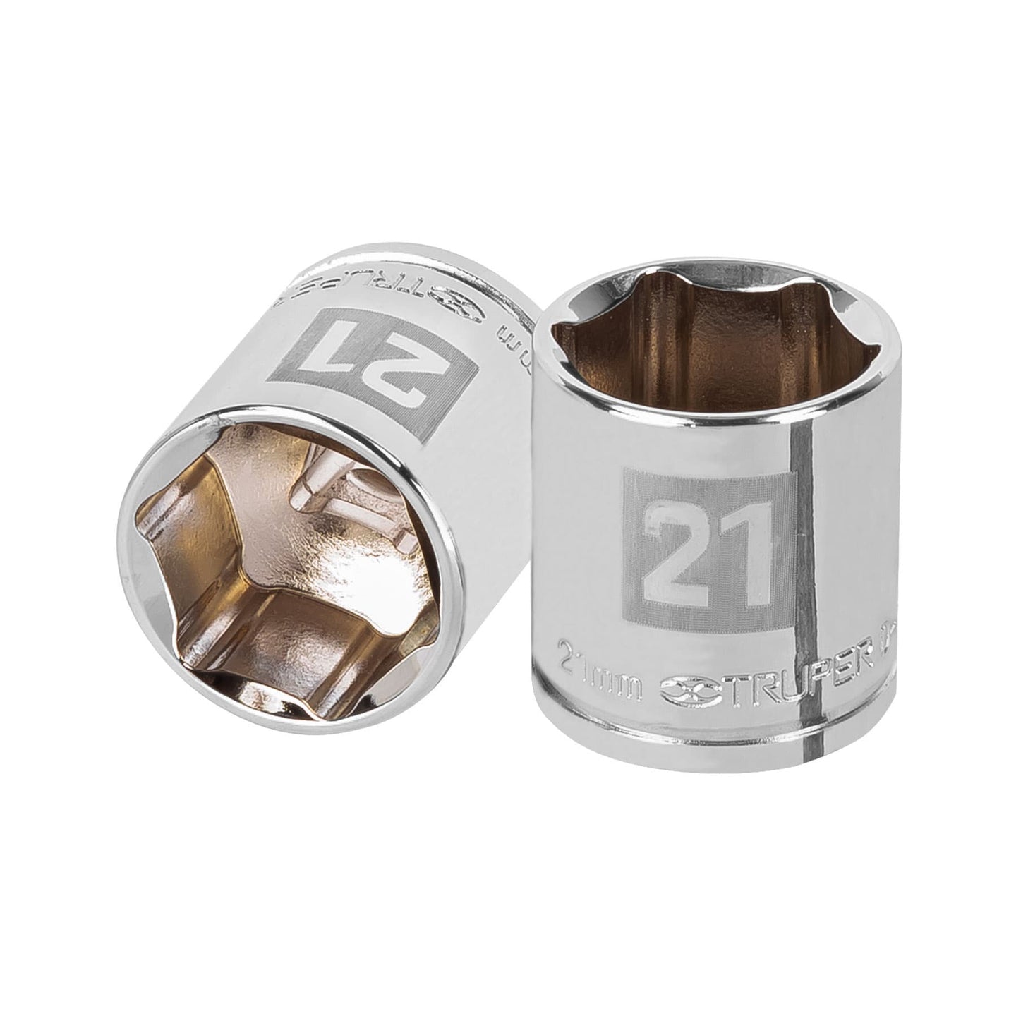 D-3821-HM Dado de 21 mm, 6 puntas, cuadro 3/8", Truper