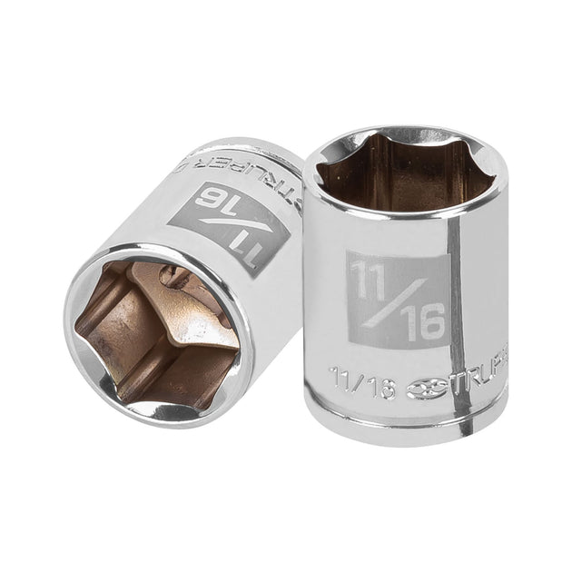 D-3822-H Dado de 11/16", 6 puntas, cuadro 3/8", Truper