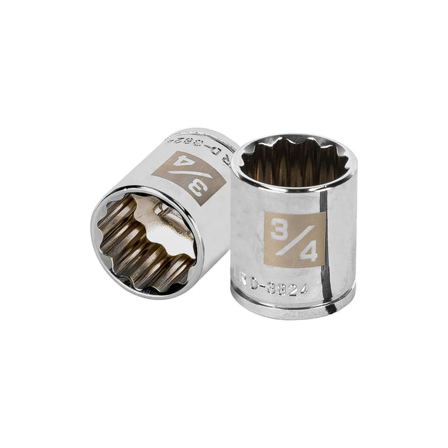 D-3824 Dado de 3/4", 12 puntas, cuadro 3/8", Truper