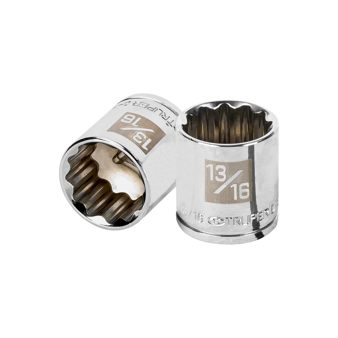 D-3826 Dado de 13/16", 12 puntas, cuadro 3/8", Truper