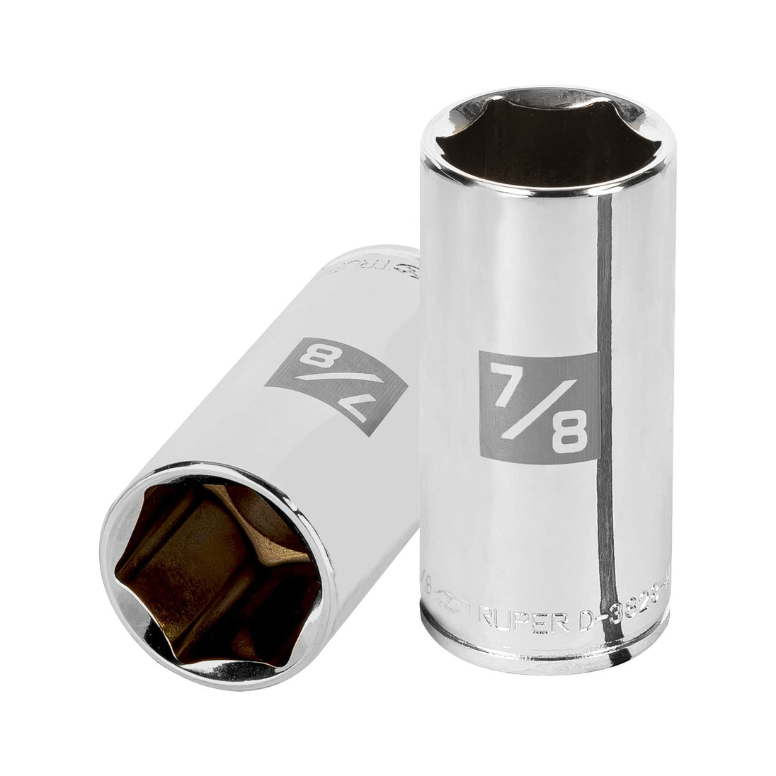 D-3828-HL Dado largo de 7/8", 6 puntas, cuadro 3/8", Truper