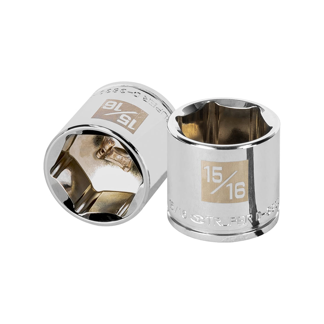 D-3830-H Dado de 15/16", 6 puntas, cuadro 3/8", Truper