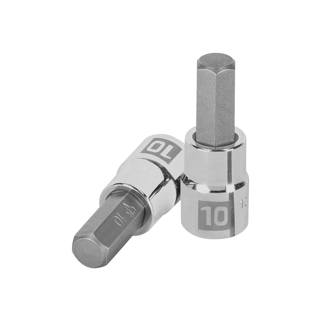 D-4990-10M Dado punta hexagonal de 10 mm, cuadro 3/8", Truper