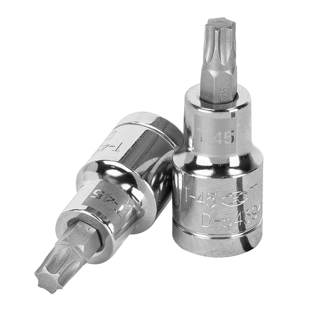 D-543945-W Dado punta torx T-45, cuadro 1/2", Truper
