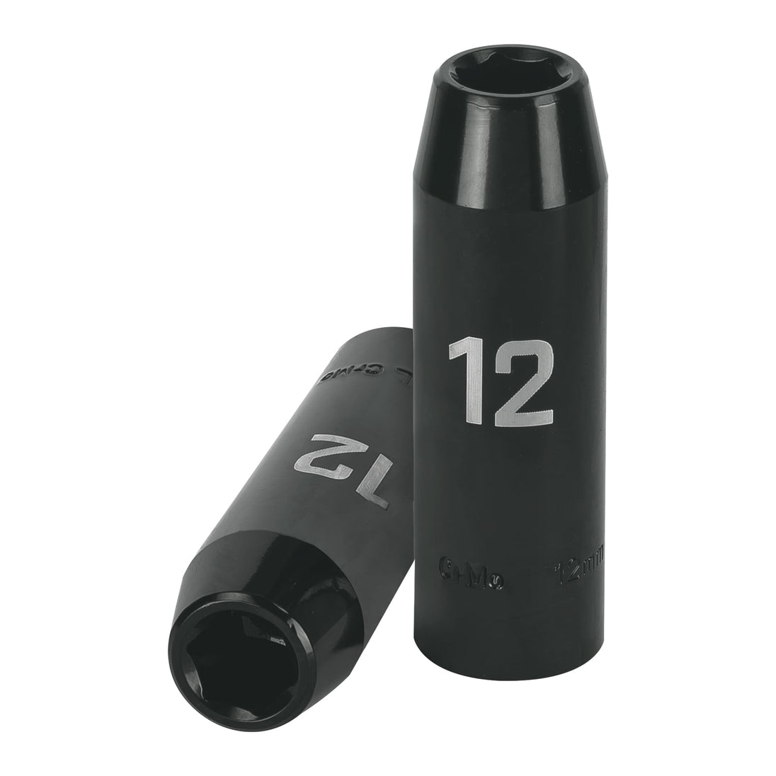 D-7312-ML Dado largo cuadro 1/2" de impacto 6 puntas de 12 mm, Truper