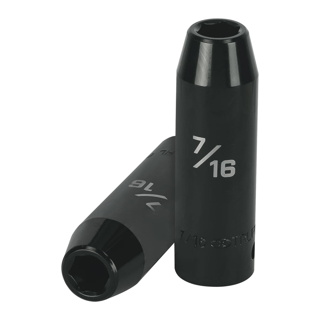 D-7314-HL Dado largo impacto de 7/16", 6 puntas, cuadro 1/2", Truper