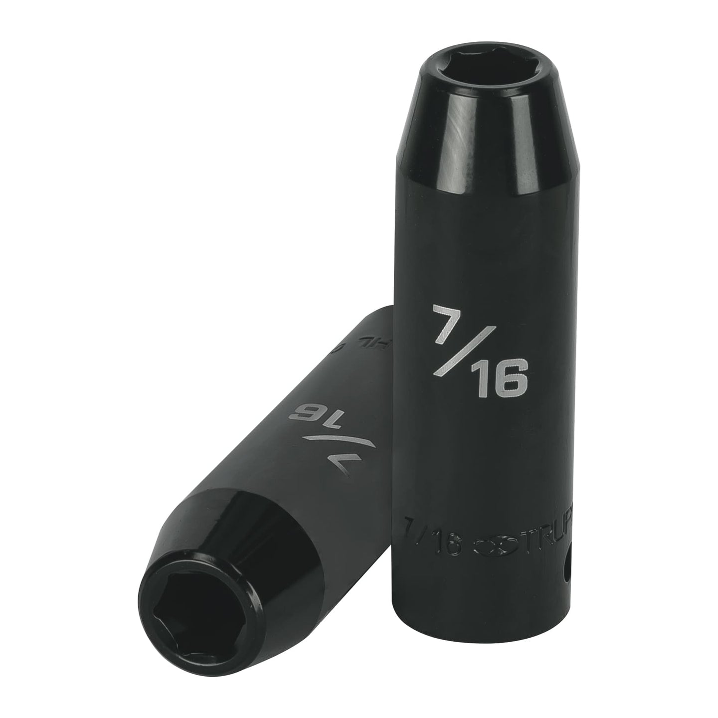 D-7314-HL Dado largo impacto de 7/16", 6 puntas, cuadro 1/2", Truper