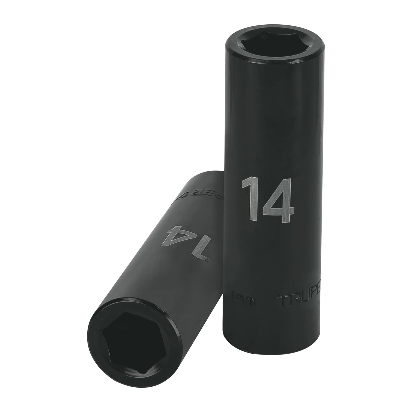 D-7314-ML Dado largo cuadro 1/2" de impacto 6 puntas de 14 mm, Truper