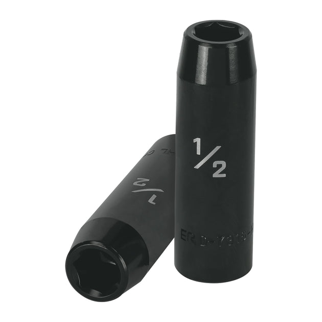 D-7316-HL Dado largo impacto de 1/2", 6 puntas, cuadro 1/2", Truper