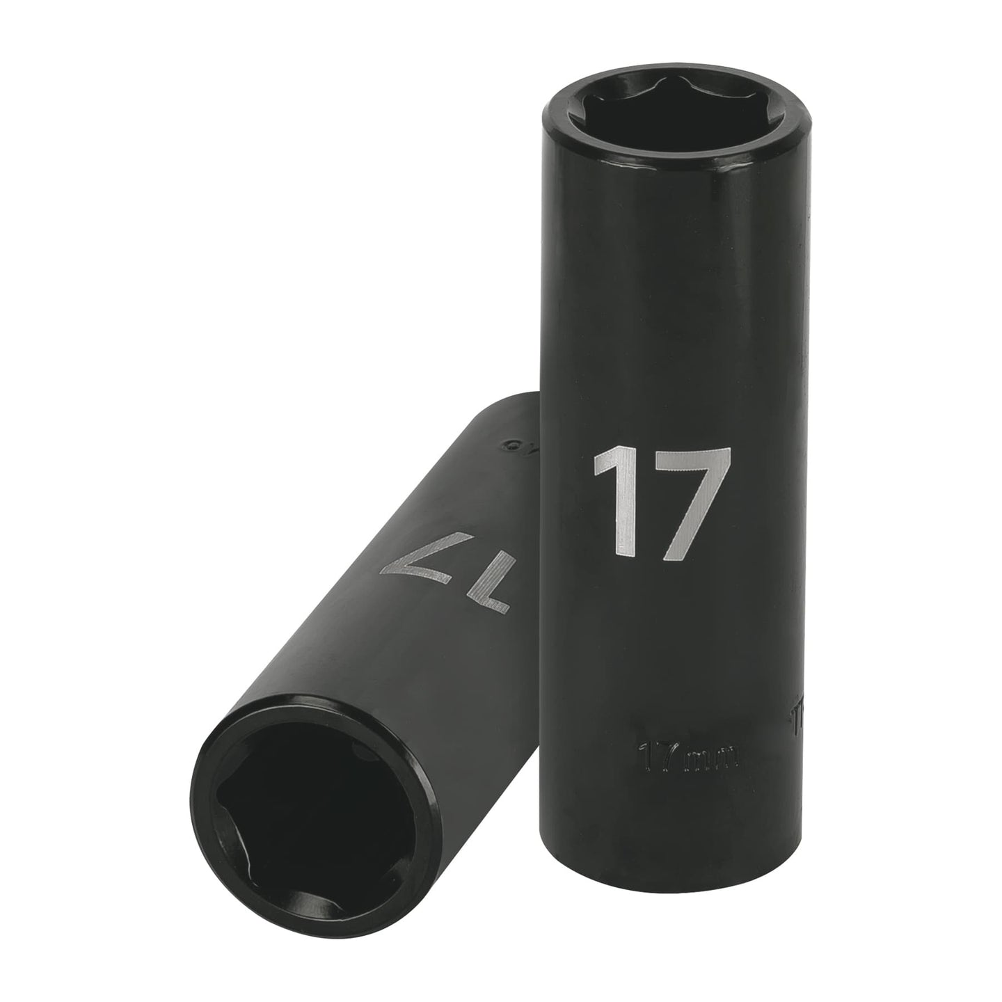 D-7317-ML Dado largo cuadro 1/2" de impacto 6 puntas de 17 mm, Truper