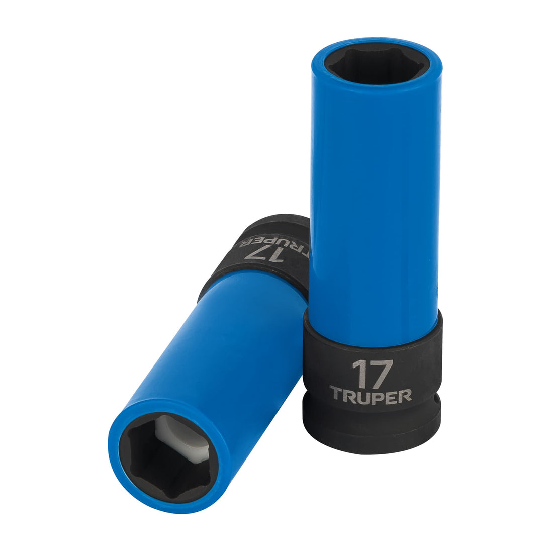 D-7317-MLPD Dado largo impacto prot. plást. 17 mm, 6 puntas, cuadro 1/2"