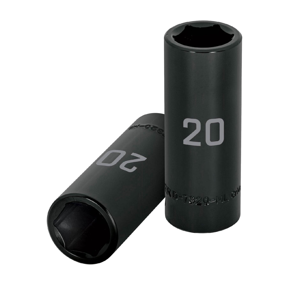 D-7320-ML Dado largo cuadro 1/2" de impacto 6 puntas de 20 mm, Truper