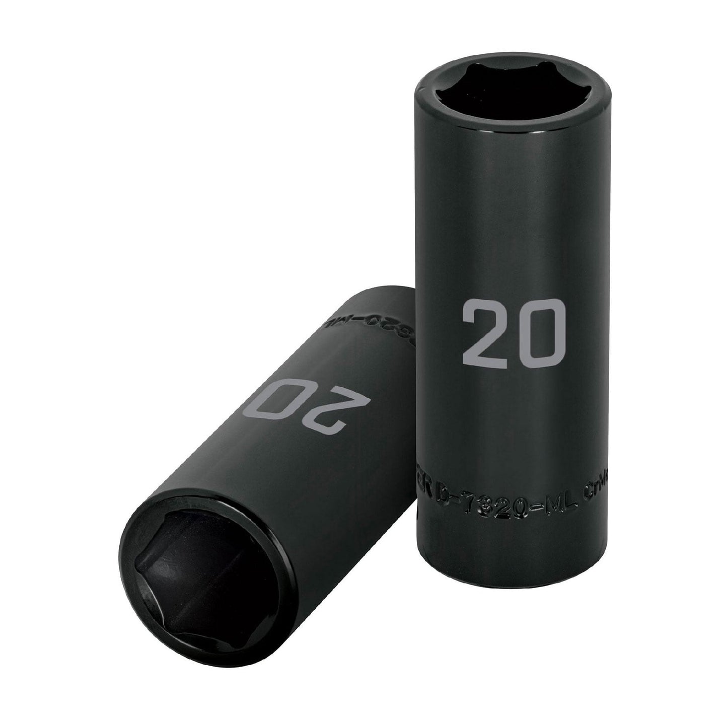 D-7320-ML Dado largo cuadro 1/2" de impacto 6 puntas de 20 mm, Truper