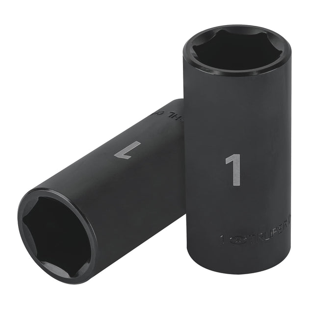 D-7332-HL Dado largo impacto de 1", 6 puntas, cuadro 1/2", Truper