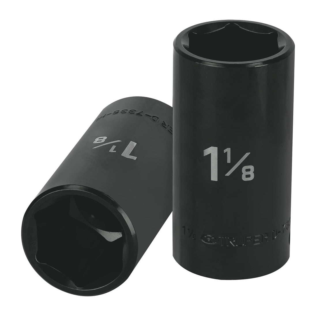 D-7336-HL Dado largo impacto de 1-1/8", 6 puntas, cuadro 1/2", Truper