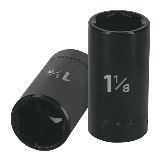D-7336-HL Dado largo impacto de 1-1/8", 6 puntas, cuadro 1/2", Truper