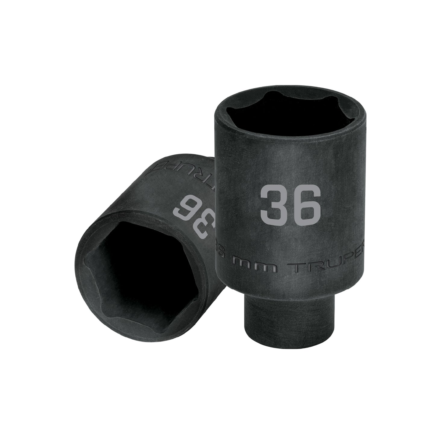 D-7336-ML Dado largo impacto de 36 mm, 6 puntas, cuadro 1/2", Truper