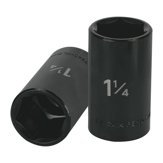 D-7340-HL Dado largo impacto de 1-1/4", 6 puntas, cuadro 1/2", Truper