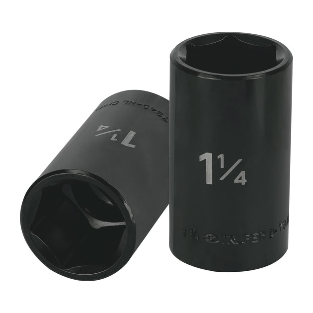 D-7340-HL Dado largo impacto de 1-1/4", 6 puntas, cuadro 1/2", Truper