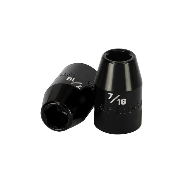 D-7414-H Dado de impacto de 7/16", 6 puntas, cuadro 1/2", Truper