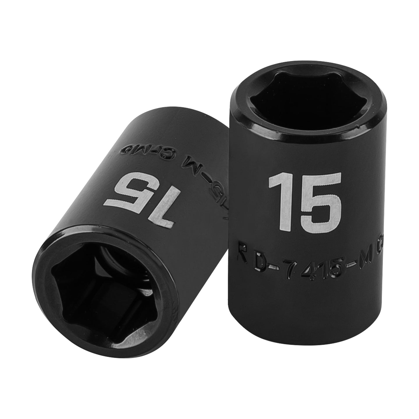 D-7415-M Dado cuadro 1/2" de impacto 6 puntas de 15 mm, Truper