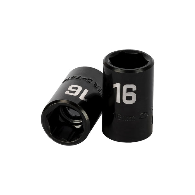 D-7416-M Dado cuadro 1/2" de impacto 6 puntas de 16 mm, Truper
