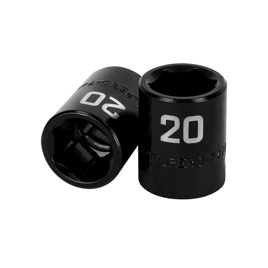 D-7420-M Dado cuadro 1/2" de impacto 6 puntas de 20 mm, Truper