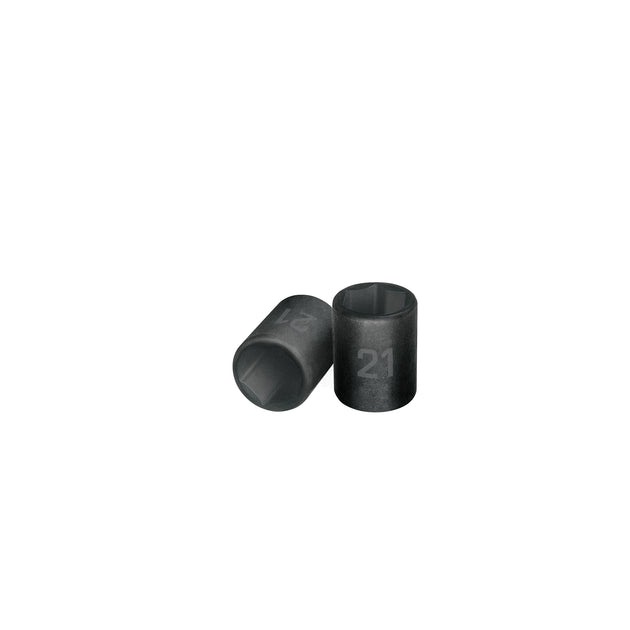 D-7421-M Dado cuadro 1/2" de impacto 6 puntas de 21 mm, Truper