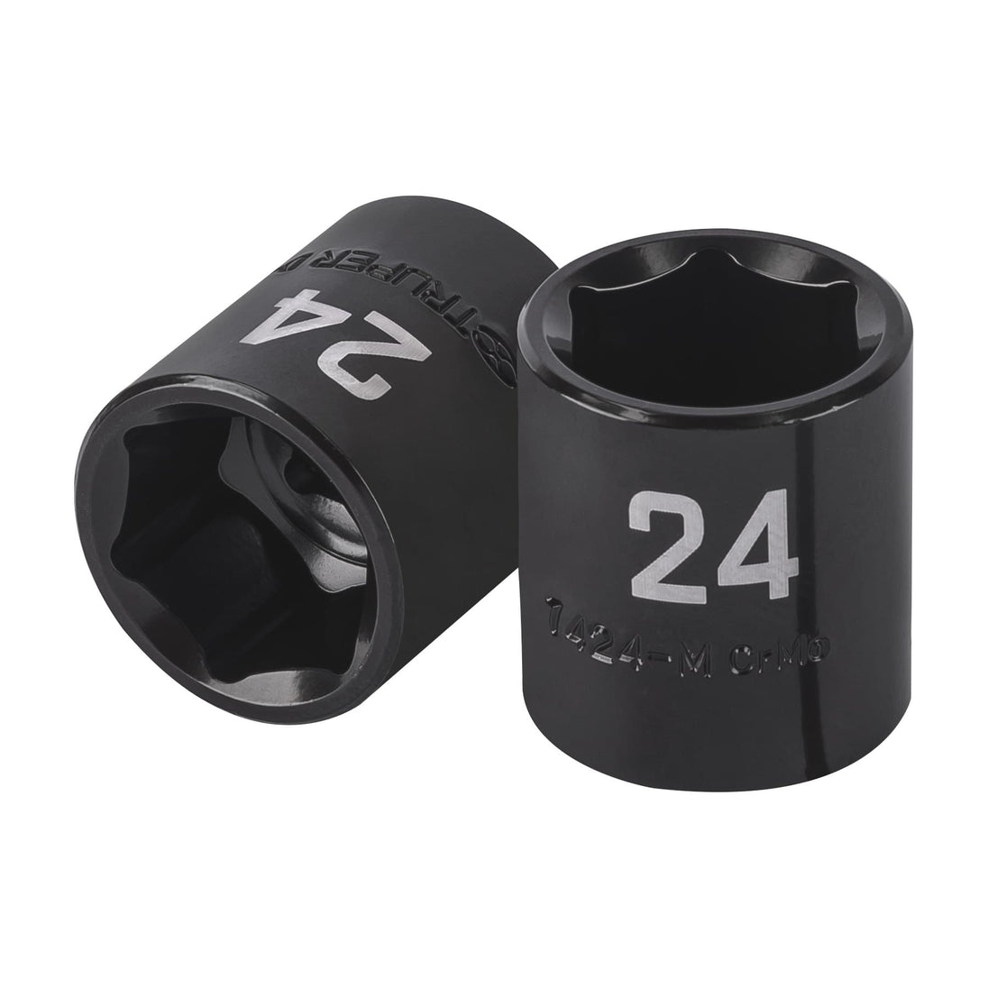 D-7424-M Dado de impacto de 24 mm, 6 puntas, cuadro 1/2", Truper