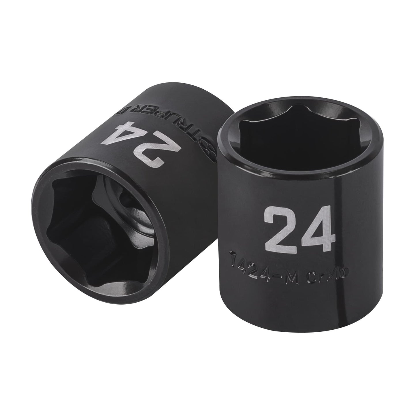 D-7424-M Dado de impacto de 24 mm, 6 puntas, cuadro 1/2", Truper