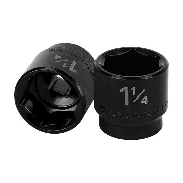 D-7440-H Dado de impacto de 1-1/4", 6 puntas, cuadro 1/2", Truper