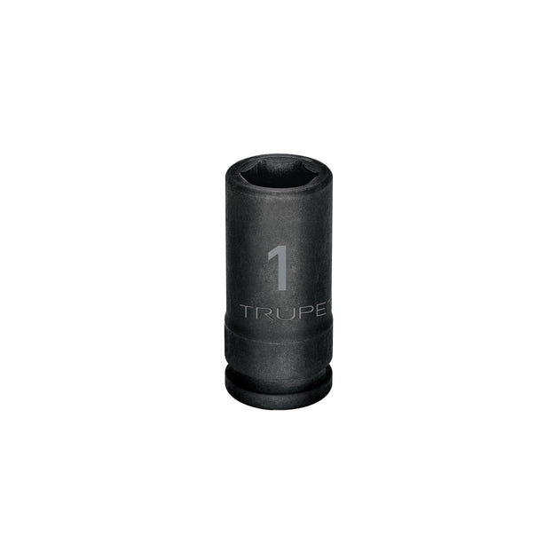 D-7516-L Dado largo de impacto de 1", 6 puntas, cuadro 3/4", Truper