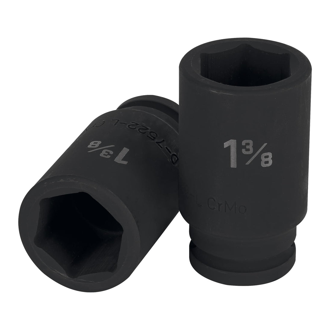D-7522-L Dado largo de impacto de 1-3/8", 6 puntas, cuadro 3/4"