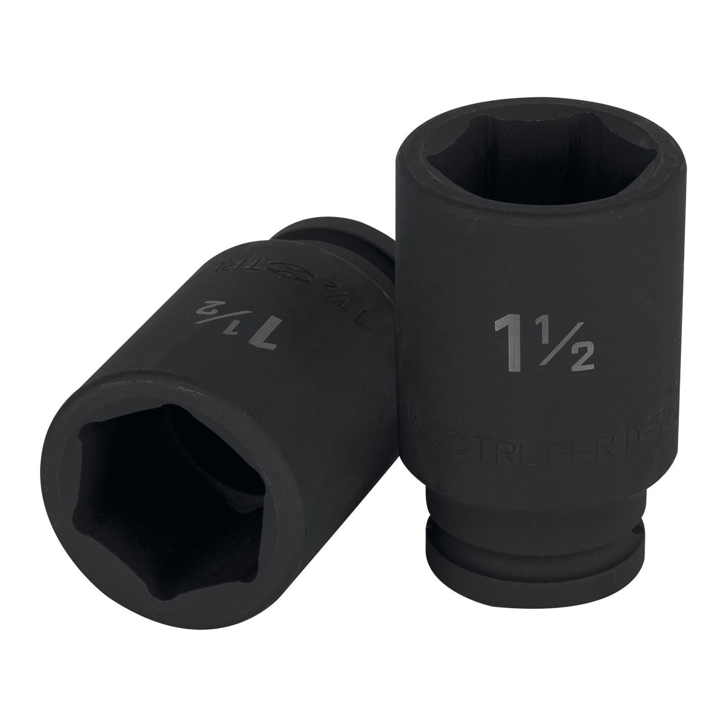 D-7524-L Dado largo de impacto de 1-1/2", 6 puntas, cuadro 3/4"