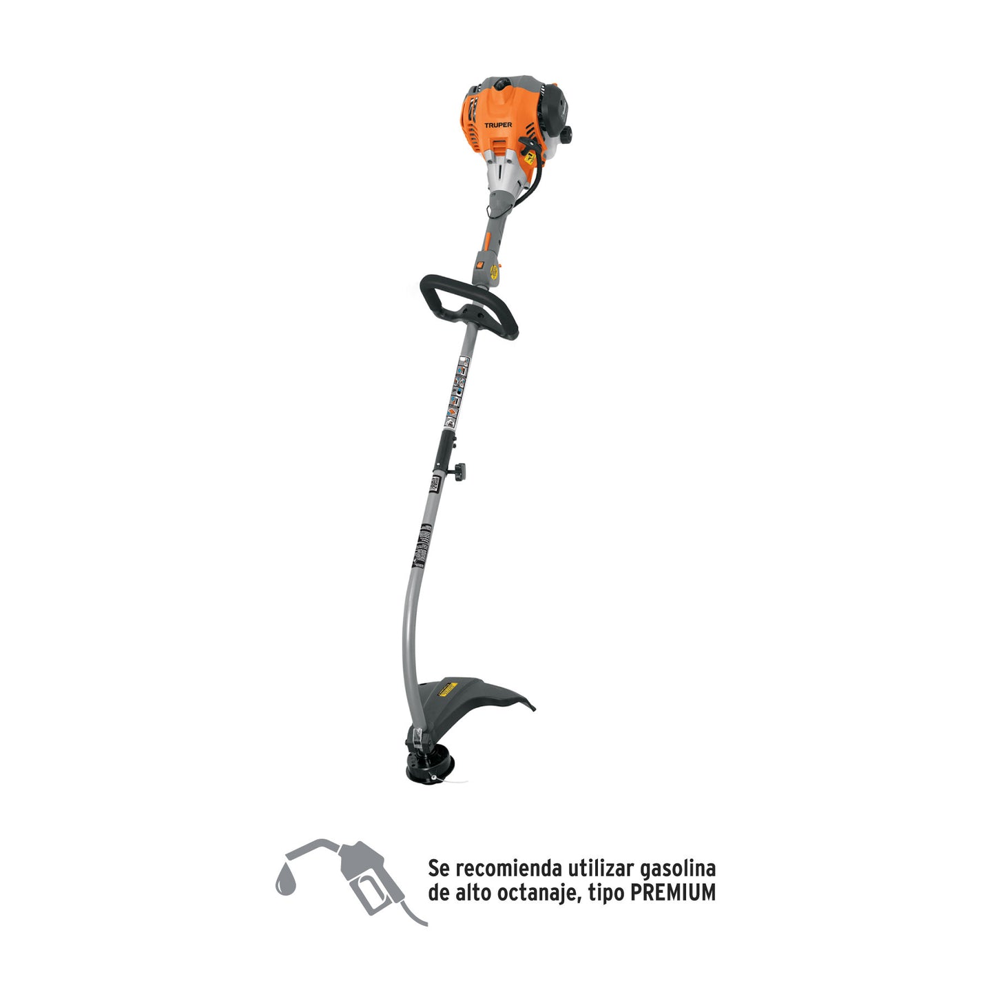 DES-26C Desbrozadora a gasolina 26cc mango tipo "D", 17"corte, curva